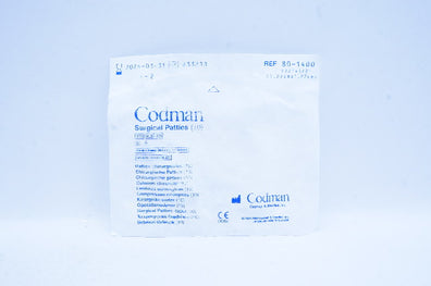 Codman 80-1400 Surgical Patties 1/2 inch  x 1/2 inch (x) - Pack of 10